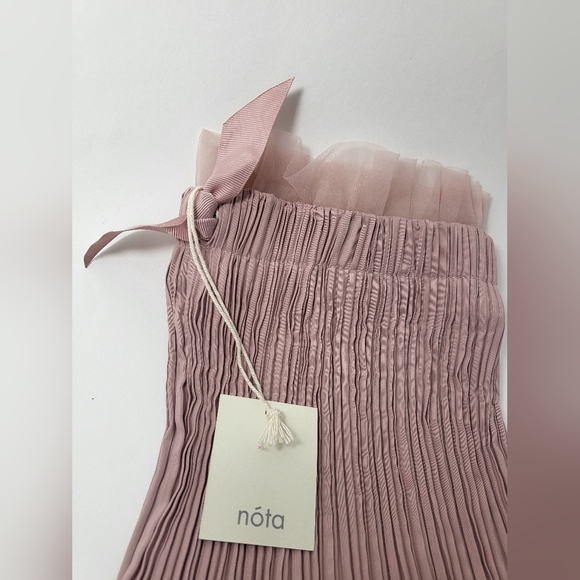 Nota Draw String Ribbon Tote - Bag, Carry Bag - Pleated - Picture 7 of 12